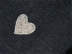 Name It dark sapphire hjerte sweatshirt